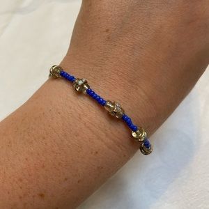 Blue Bead Bracelet
